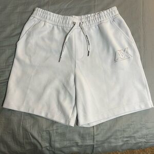 Armani Exchange Light Gray Men's Athletic Shorts